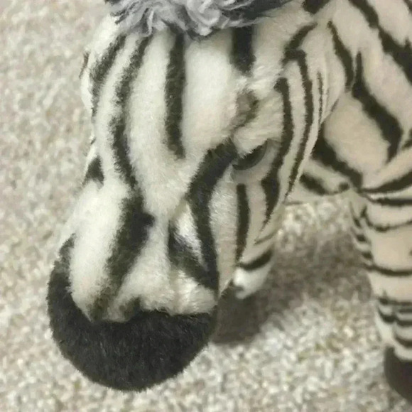Ganz Signature Black and White Webkinz Zebra No Code - Picture 2 of 9